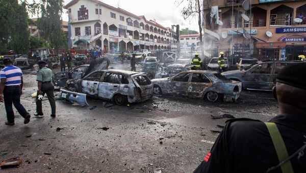 Взрыв в торговом центре в Нигерии