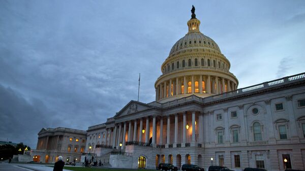 Здание Конгресса США в Вашингтоне, архивное фото