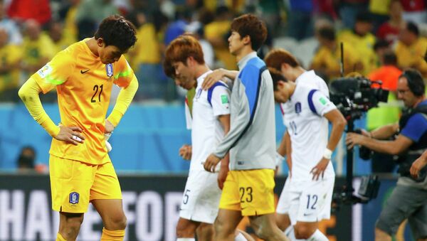 Матч Южная Корея - Бельгия на ЧМ-2014 в Бразилии
