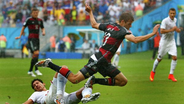 Матч США - Германия на ЧМ-2014 в Бразилии