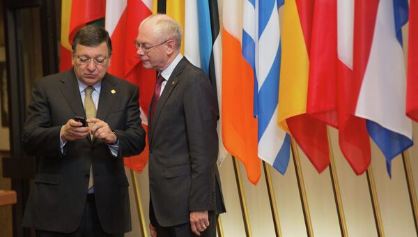 Херман ван Ромпей, Жозе Мануэл Баррозу в Брюсселе 27 июня 2014