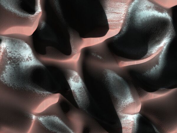 Снимок поверхности Марса, сделанный камерой HiRise