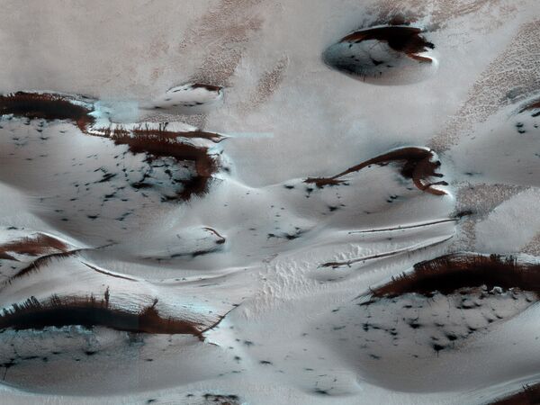 Снимок поверхности Марса, сделанный камерой HiRise