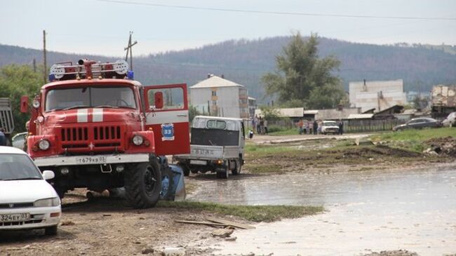 Подтопление в село Аршан в Бурятии