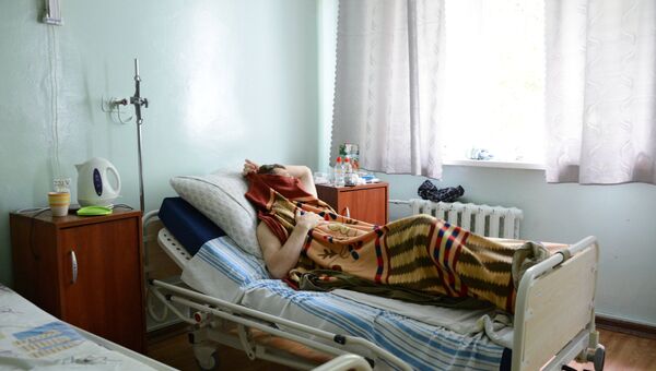 Раненый в одной из больниц города Донецка. Архивное фото