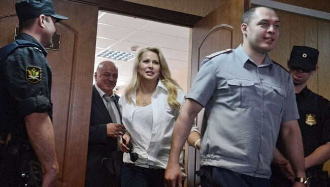Евгения Васильева в суде. Архивное фото