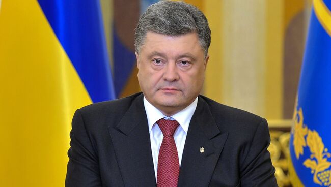 Президент Украины Петр Порошенко, архивное фото