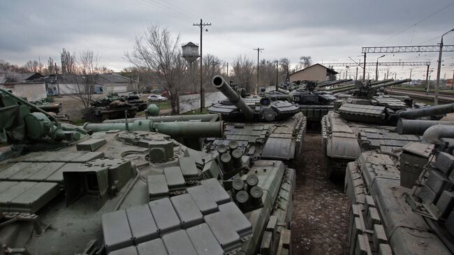 Украинские танки, архивное фото