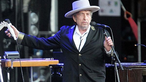 Американский певец Боб Дилан. Архивное фото