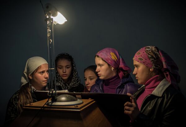 Беженцы из Донецка в Валаамском монастыре