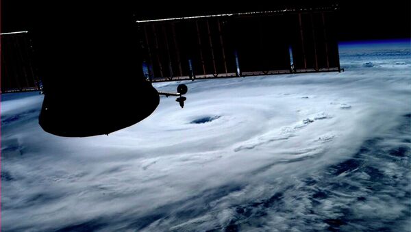 Ураган, вид из космоса. Архивное фото