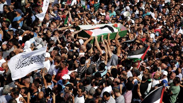 Похороны арабского подростка в Восточном Иерусалиме