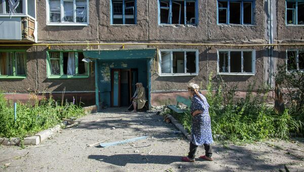 Ситуация в Славянске Донецкой области. Архивное фото