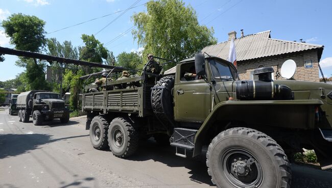 Обострение ситуации в Донецкой области. Архивное фото