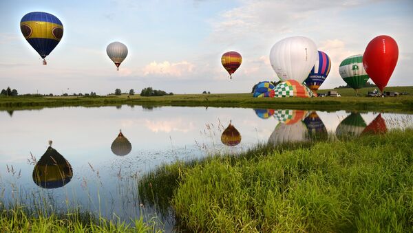 Воздушные шары на Международном фестивале воздухоплавания Небесная ярмарка. Архивное фото