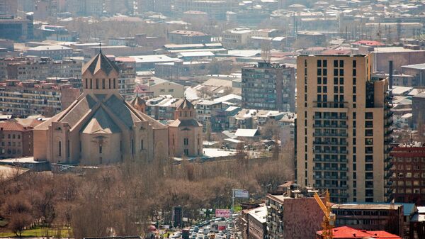 Вид на город Ереван. Архивное фото