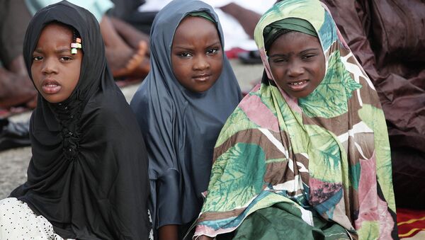 Девочки-мусульманки из Нигерии