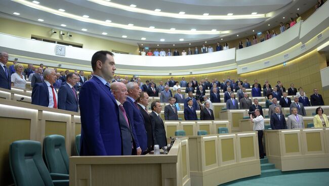 Заседание Совета Федерации РФ. Архивное фото