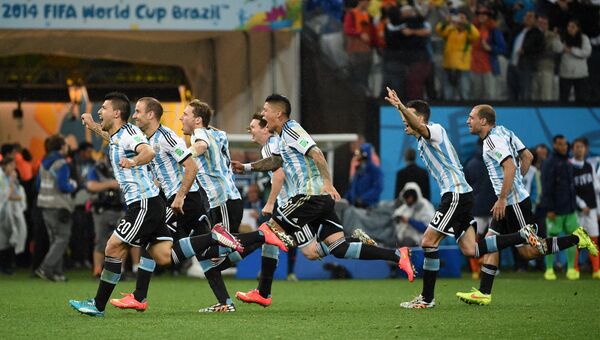 Сборная Аргентины на чемпионате мира по футболу - 2014. Архивное фото