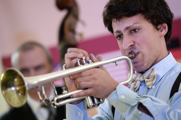 Музыкант Петр Востоков во время мероприятия Koktebel Jazz Pre-Party