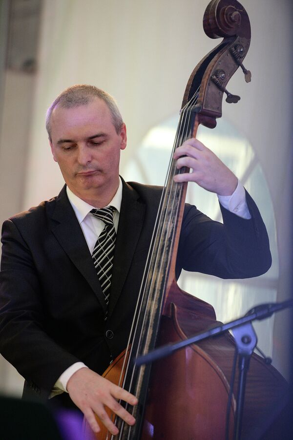 Музыкант Владимир Кольцов-Крутов во время Koktebel Jazz Pre-Party