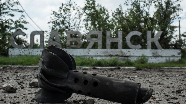 Славянск поле боев украинской армии с ополченцами