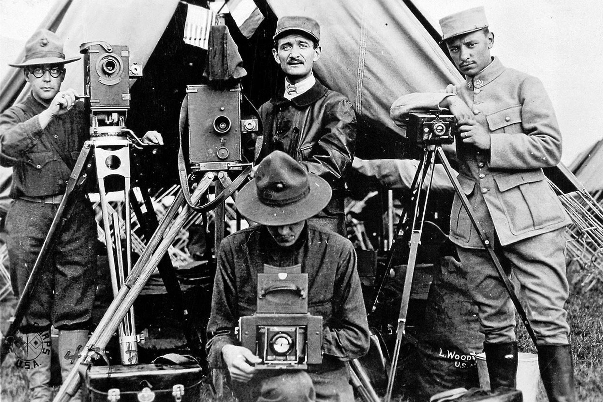 Американские и французские фотографы во время Первой мировой войны - РИА Новости, 1920, 22.01.2021