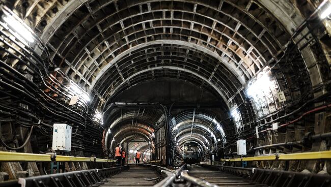 Тоннель метро. Архивное фото