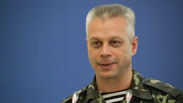 Представитель информационного центра Совета национальной безопасности и обороны Украины (СНБО) Андрей Лысенко. Архивное фото