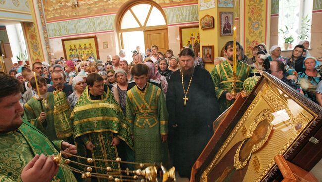 Мощи Сергия Радонежского доставили в Грозный