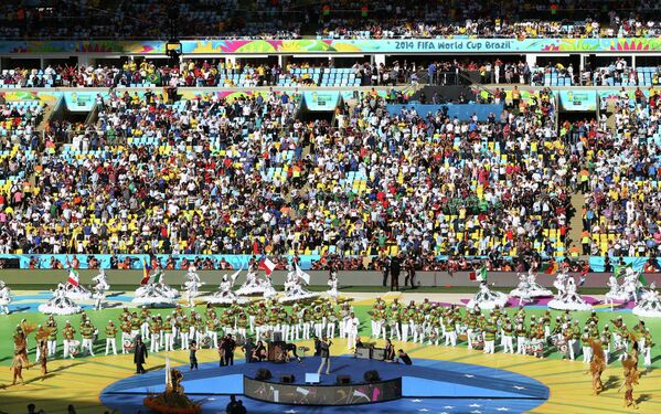 Церемония закрытия Чемпионата Мира по футболу в Рио-де-Жанейро, Бразилия