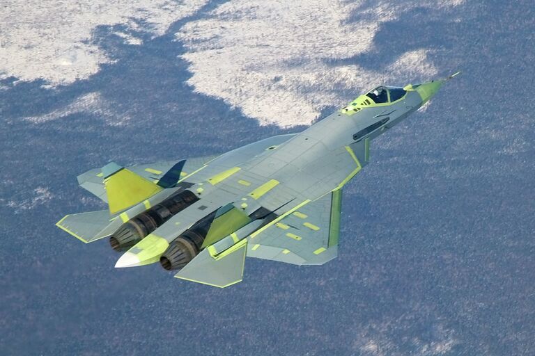 Самолет Т-50 ПАК ФА (Перспективный авиационный комплекс фронтовой авиации)