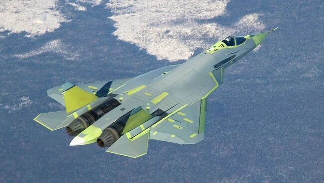 Самолет Т-50 ПАК ФА (Перспективный авиационный комплекс фронтовой авиации)