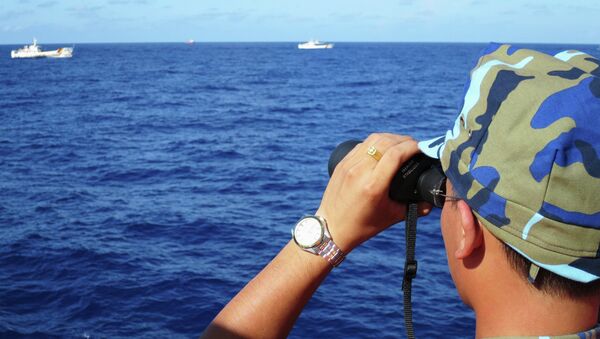 Береговая охрана Вьетнама и Китая в Южно-Китайском море.