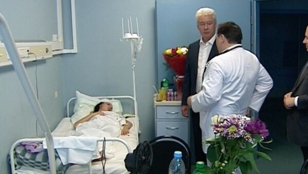 Собянин навестил в больнице пострадавших из-за ЧП в метро
