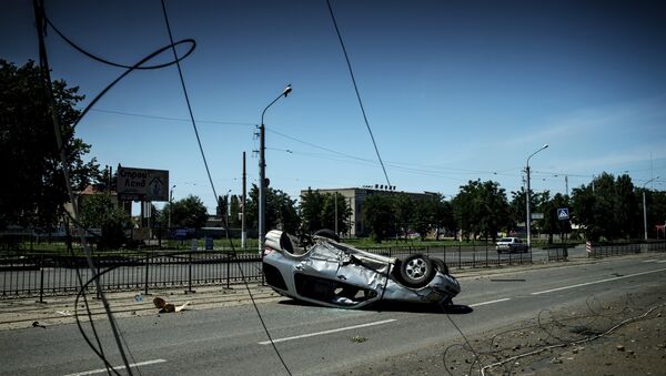 Ситуация в Луганске. Архивное фото.