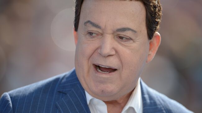 Певец Иосиф Кобзон 