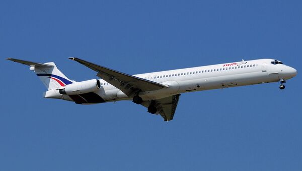 Самолет MD-83 испанской авиакомпании Swiftair. Архивное фото