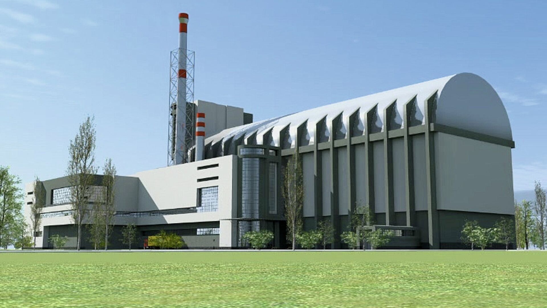 Макет главного здания многоцелевого исследовательского реактора МБИР - РИА Новости, 1920, 17.06.2020
