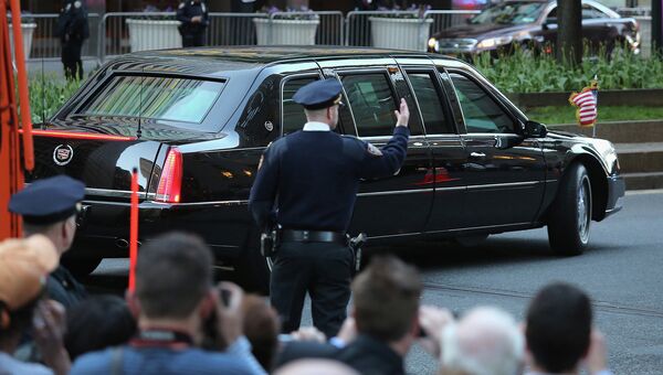 Автомобиль президента Барака Обамы. Архивное фото