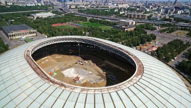 Большая спортивная арена Лужники. Архивное фото