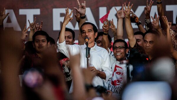 Победитель на президентских выборах в Индонезии Джоко Видодо