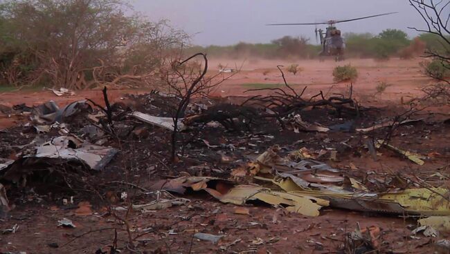 Обломки самолета компании Air Algerie в Мали