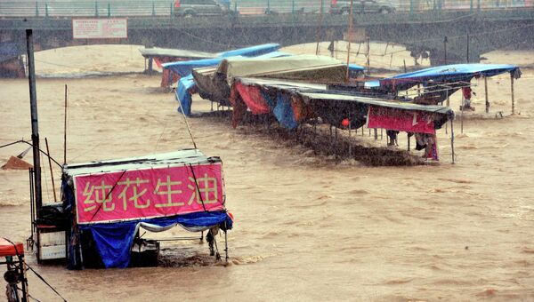 Последствия тайфуна Матмо в Китае, 25 июля 2014