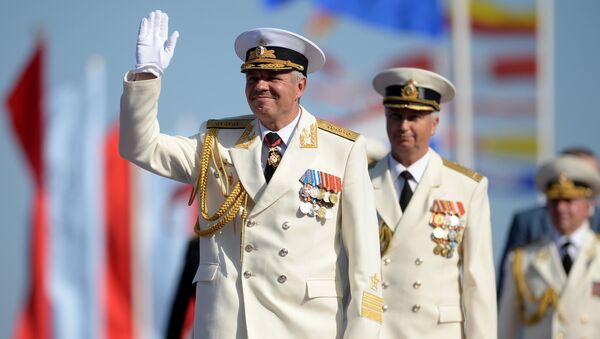 Командующий Черноморским флотом Российской Федерации адмирал Александр Витко. Архивное фото