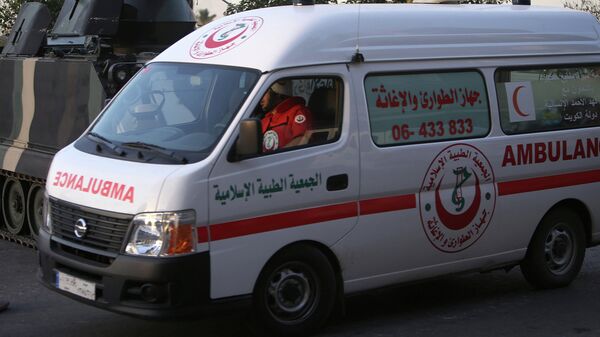 Автомобиль скорой помощи в Триполи, Ливия. Архивное фото