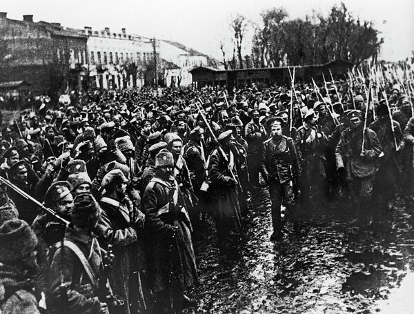 Вступление русских войск в Черновицы в 1916 году