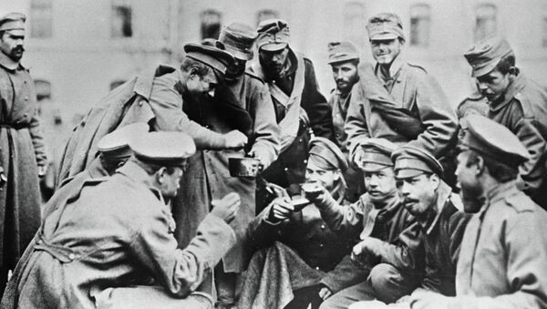 Русско-германский фронт Первой Мировой войны, архивное фото
