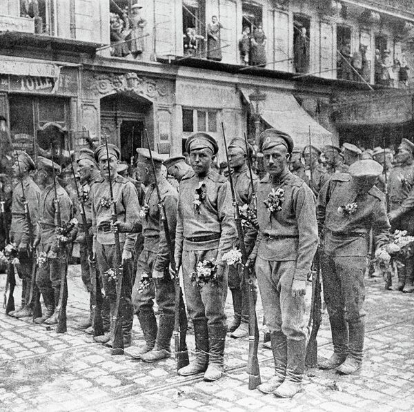 Русские солдаты во Франции в 1916 году