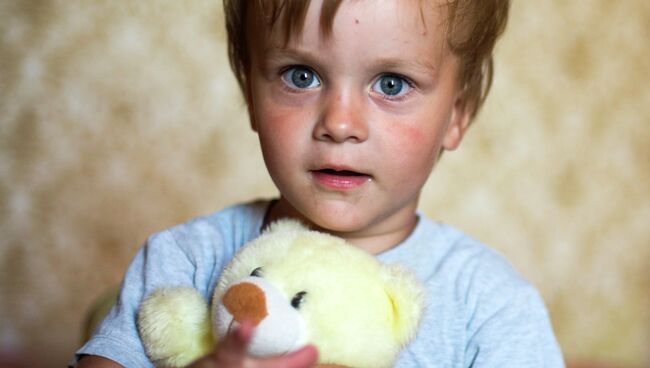 Семья беженцев из Луганской области Семья беженцев из Луганской области